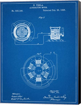 Framed Alternating Motor B Print
