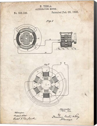 Framed Alternating Motor C Print