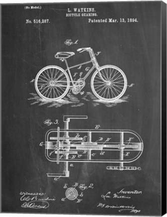 Framed Bicycle E Print