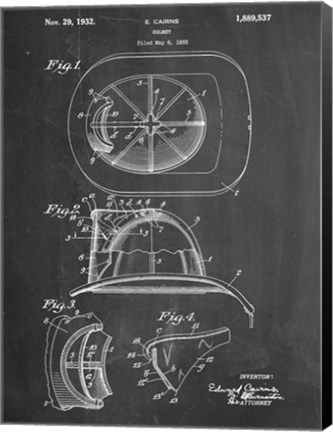 Framed Cairns Helmet Print