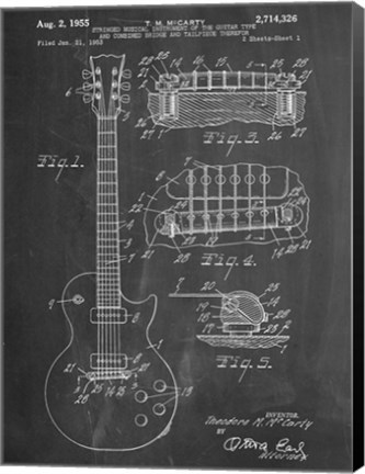 Framed Guitar Print