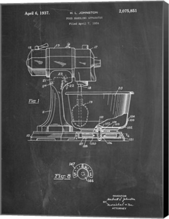 Framed Kitchen Mixer Print