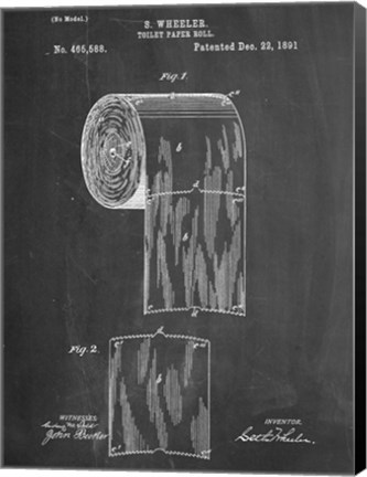 Framed Sanitary Paper Print