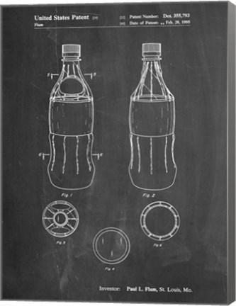 Framed Soda Bottle Print