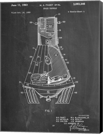 Framed Space Capsule Print