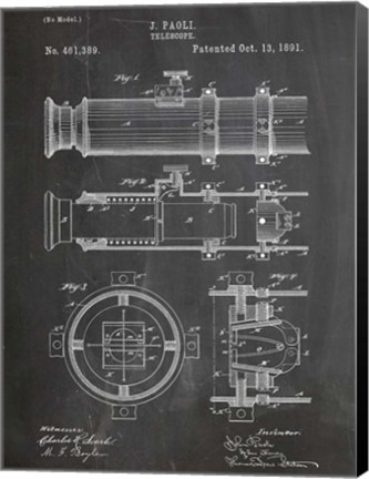 Framed Telescope Print