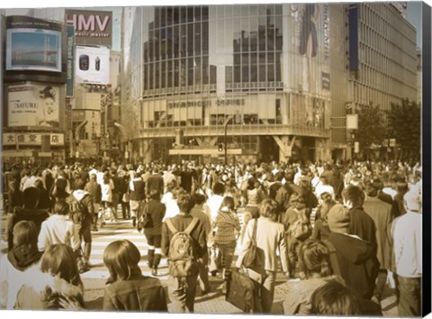 Framed Tokyo Intersection Print