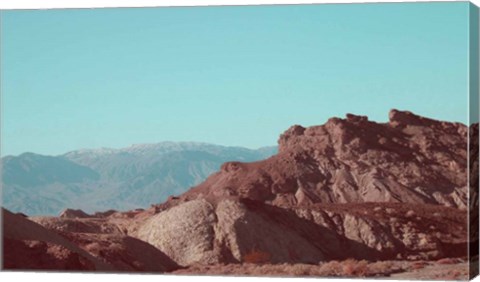 Framed Death Valley Mountains Print