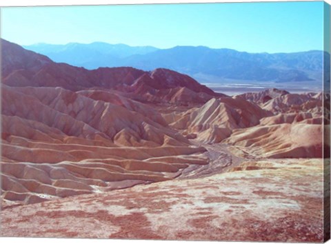 Framed Death Valley Mountains 2 Print
