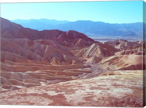 Framed Death Valley Mountains 2 Print