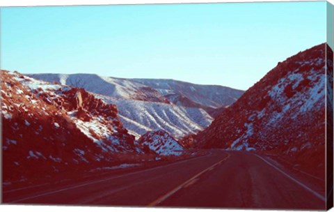 Framed Death Valley Road Print