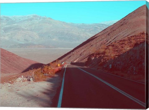 Framed Death Valley Road 3 Print