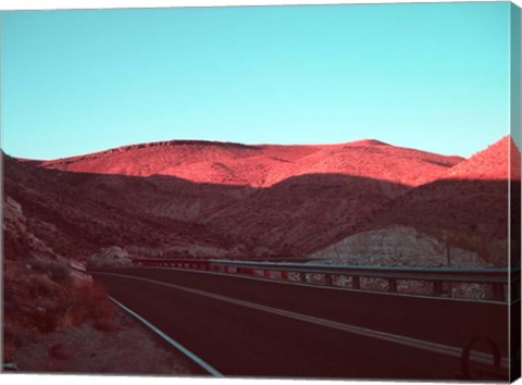 Framed Death Valley Road 4 Print