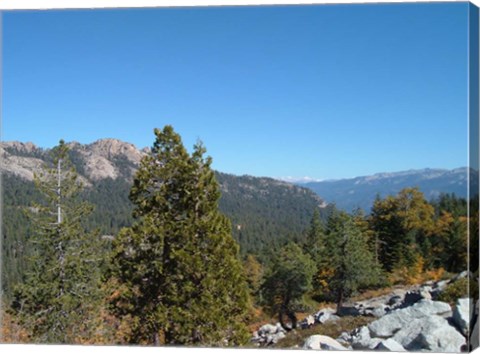 Framed Sierra Mountains 1 Print