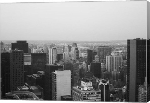 Framed NYC From The Top 3 Print