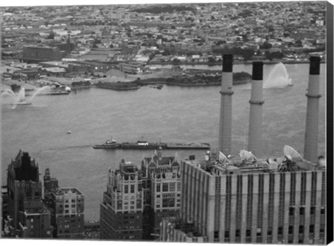 Framed NYC From The Top 4 Print