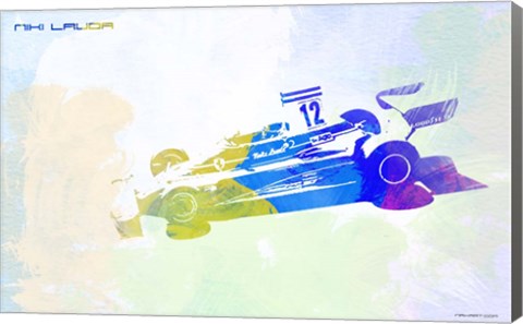 Framed Niki Lauda Print