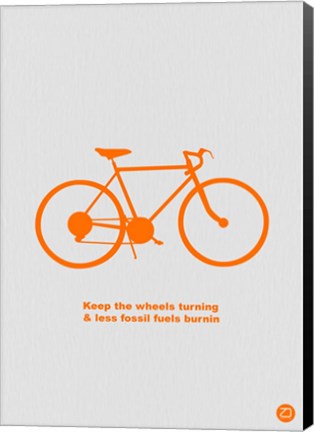 Framed Keep The Wheels Turning Print