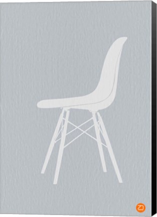 Framed Eames White Chair Print