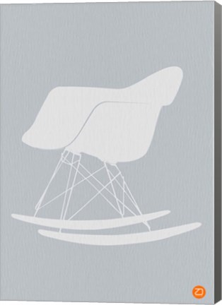 Framed Eames Rocking Chair 1 Print