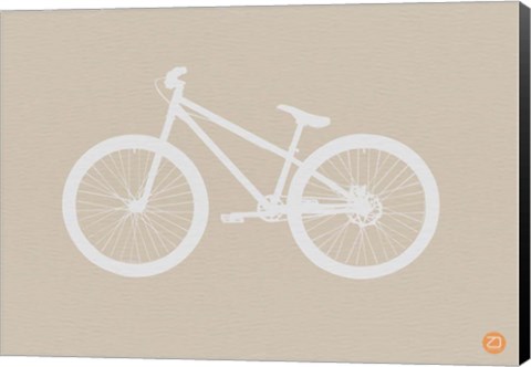 Framed Bicycle Brown Print