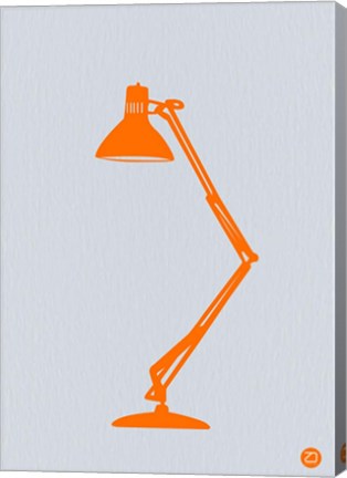 Framed Orange Lamp Print