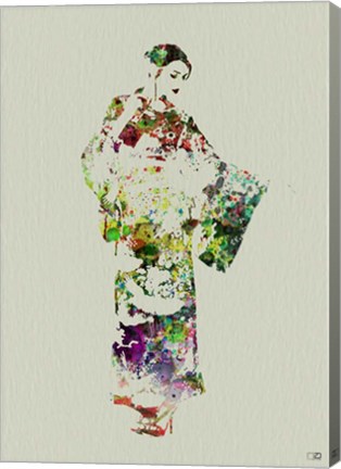 Framed Kimono Dancer 3 Print