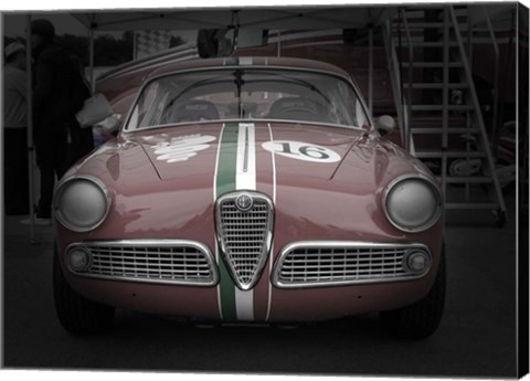 Framed Racing Alfa Romeo Print