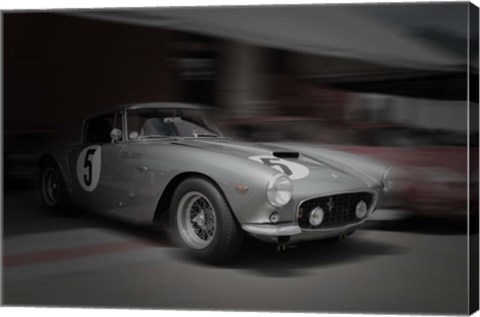 Framed Ferrari 250 GTB Before The Race Print