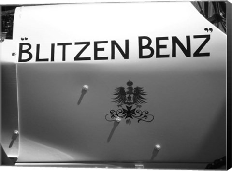 Framed Blitzen Benz Print