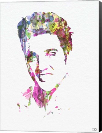Framed Elvis Presley Print