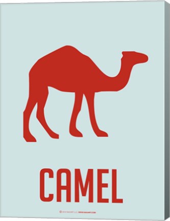 Framed Camel Red Print