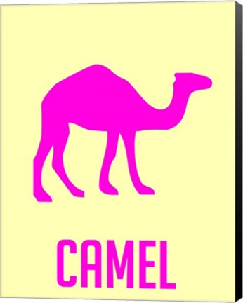 Framed Camel Pink Print