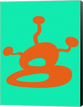 Framed Funny Shape Brin 2 Print