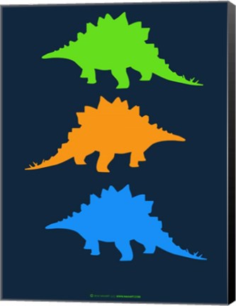 Framed Dinosaur Family 8 Print