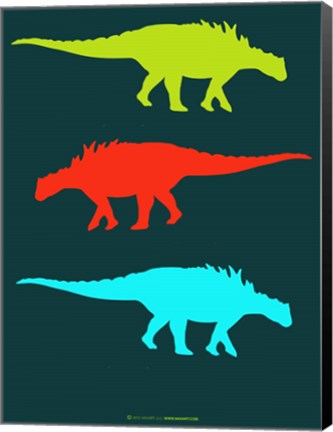 Framed Dinosaur Family 11 Print