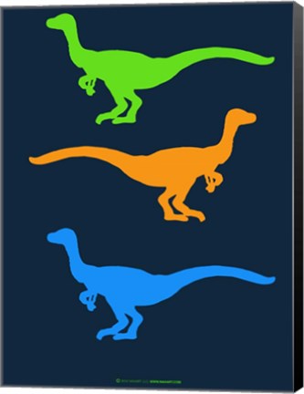 Framed Dinosaur Family 12 Print