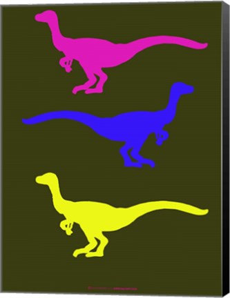 Framed Dinosaur Family 13 Print