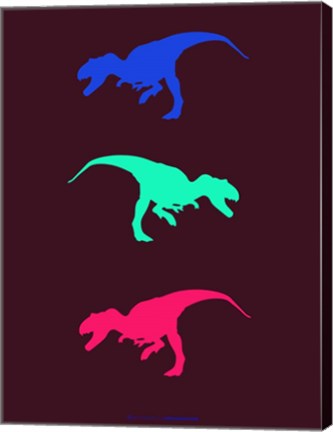 Framed Dinosaur Family 15 Print