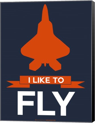 Framed I Like to Fly 1 Print