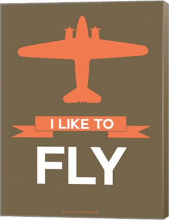 Framed I Like to Fly 5 Print