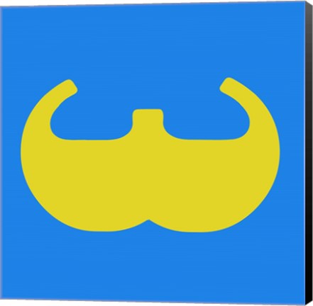 Framed Letter W Yellow Print