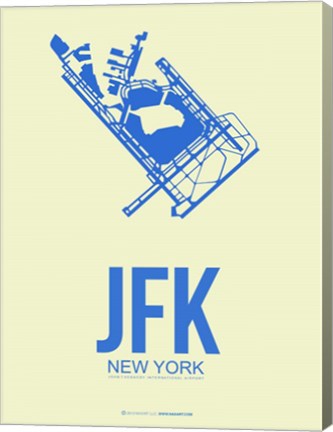 Framed JFK New York 3 Print