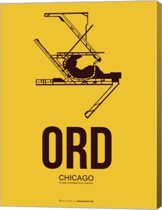 Framed ORD Chicago 1 Print