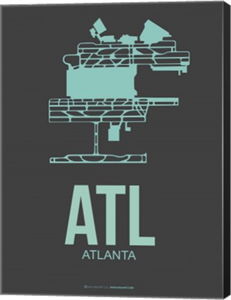 Framed ATL Atlanta 2 Print