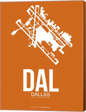 Framed DAL Dallas 2 Print