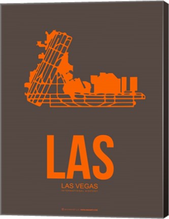 Framed LAS Las Vegas 1 Print