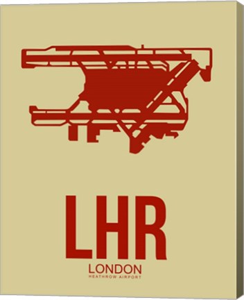 Framed LHR London 1 Print