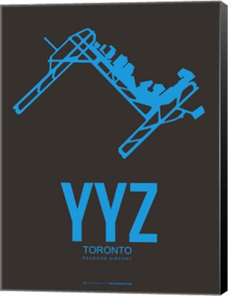 Framed YYZ Toronto 1 Print