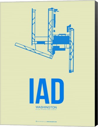 Framed IAD Washington 1 Print